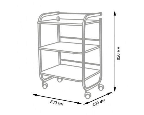 Косметологическая тележка МД-1031