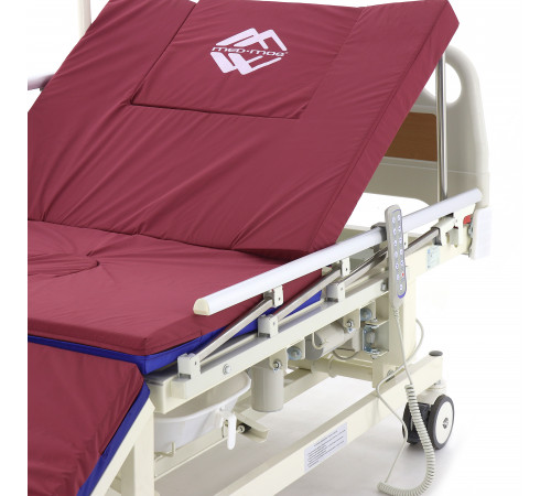 Кровать электрическая DB-11А (МЕ-5218Н-12) с боковым переворачиванием, туалетным устройством и функцией «кардиокресло» и регулировкой высоты