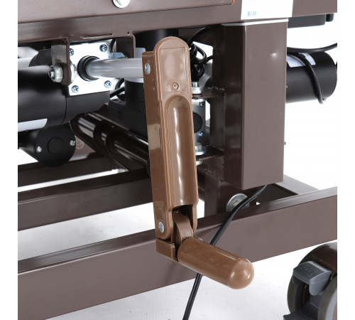 Кровать электрическая DB-11А (МЕ-5228Н-12) ЛДСП Венге с боковым переворачиванием, туалетным устройством и функцией «кардиокресло»