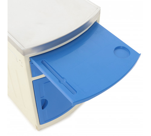 Тумба прикроватная из пластика и нержавеющей стали