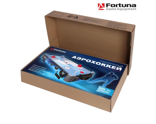 Аэрохоккей Fortuna HR-31 Blue Ice Hybrid настольный 86х43х15см