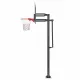 Баскетбольная стойка стационарная UNIX Line B-Stand-TG 54"x32" R45 H230-305 см