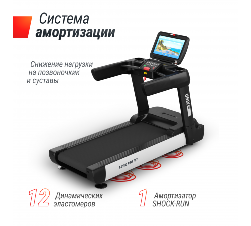 Беговая дорожка UNIX Fit T-1550 PRO (18,5" TFT)