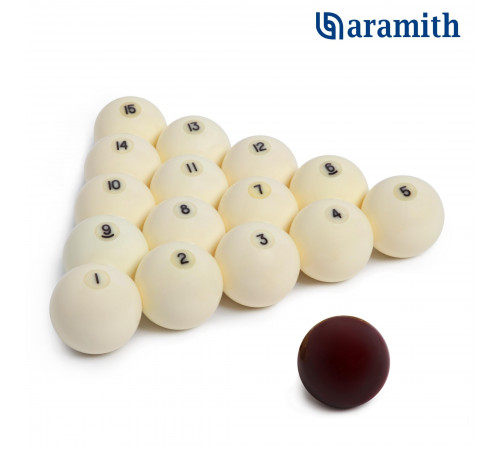 Шары Aramith Premier Pyramid Ø60,3 мм Красный биток