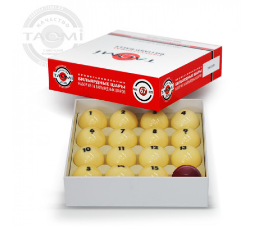 Шары TAO-MI PROFESSIONAL 67 мм Бордовый биток