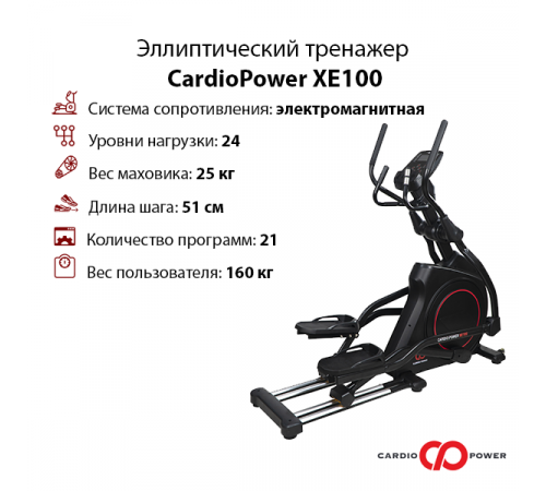 Эллиптический тренажер CardioPower XE100