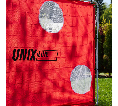 Ворота футбольные переносные UNIX Line стальные 217x153 см, с мишенями