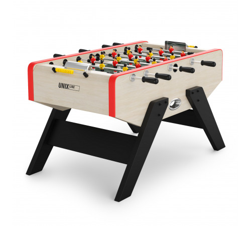 Игровой стол UNIX Line Футбол - Кикер (140х70см) Light Wood