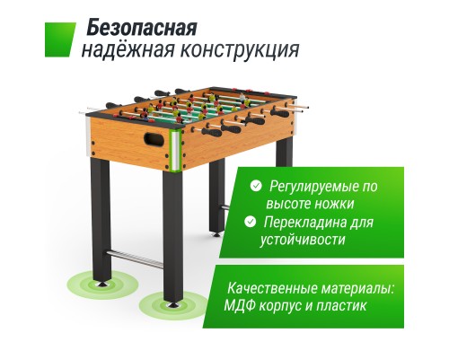 Игровой стол UNIX Line Футбол - Кикер (122х64 cм) Wood