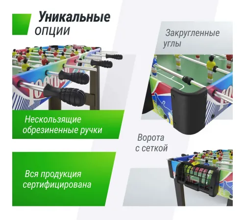 Игровой стол UNIX Line Мини Футбол - Кикер (101х42 cм)