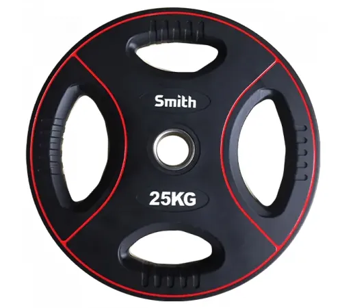 Диск для штанги Smith PUWP12-25 полиуретановый, 25кг