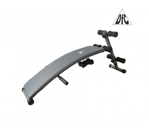 Скамья для пресса DFC складная, c 2 гантелями D101A