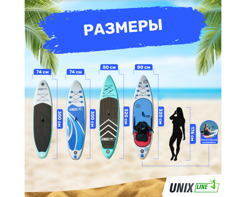 SUP-борд UNIX Line Big Wave (300 cm)