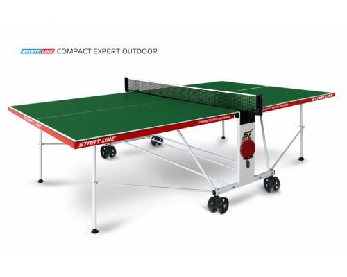 Всепогодный теннисный стол Compact Expert Outdoor green 