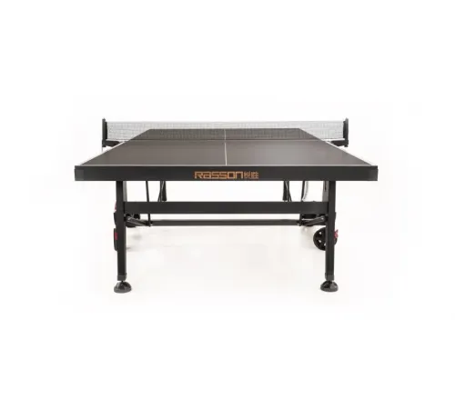 Теннисный стол складной для помещений "RASSON PREMIUM T01 Indoor" (274 х 152,5 х 76 см, черный ясень) с сеткой