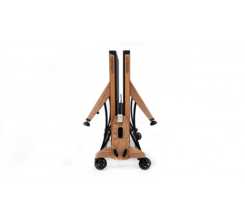 Теннисный стол складной для помещений "RASSON PREMIUM T03 Indoor" (274 х 152,5 х 76 см, натуральный дуб) с сеткой