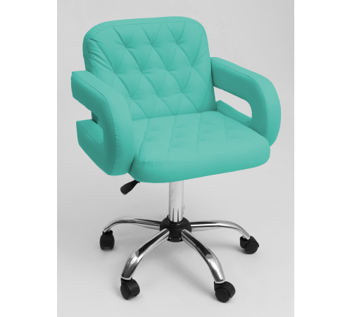 Кресло мастера Барбара, хром на колесах