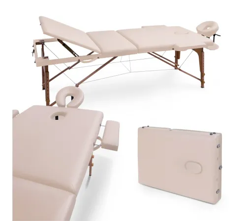 Массажный стол UNIX Стандарт / Standard 3 секции бежевый