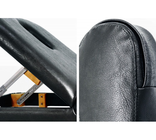 Массажный стол Relax Comfort черная кожа (№4)