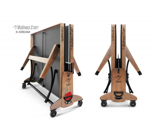 Стол теннисный X-dream ФС (№5, ЛДСП Черный)