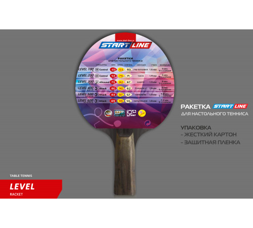 Теннисная ракетка Start line Level 400 New (анатомическая) 12501