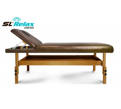 Массажный стол Relax Comfort коричневая кожа (№4)